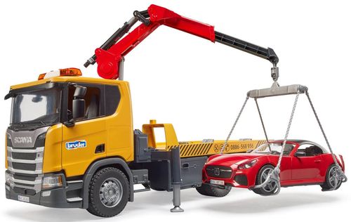 cumpără Mașină Bruder 3552 Scania Super 560R cu autoturism, 53991 în Chișinău 