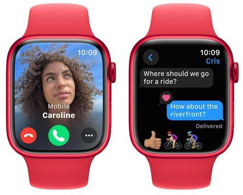 cumpără Ceas inteligent Apple Watch Series 9 GPS 45mm (PRODUCT)RED - S/M MRXJ3 în Chișinău 