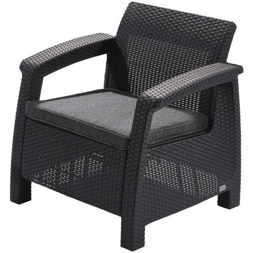 cumpără Fotoliu Keter Corfu II Chair Graphite (242902) în Chișinău 