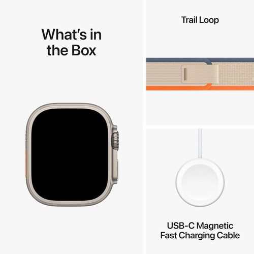 cumpără Ceas inteligent Apple Watch Ultra 2 GPS + Cellular, 49mm Orange/Beige Trail - M/L MRF23 în Chișinău 