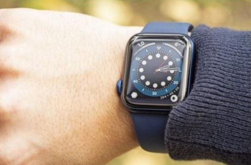 cumpără Ceas inteligent Apple Watch Series 6 40mm Blue/Deep Navy Sport Band MG143 în Chișinău 