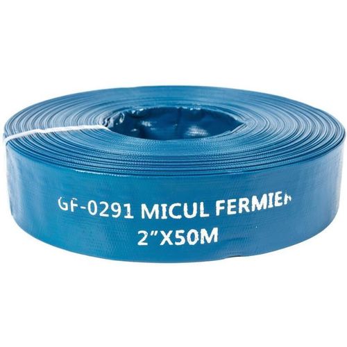 купить Шланг Micul Fermier Шланг для воды, напорный, плоский, ПВХ, 2", 50 м (GF-0291) в Кишинёве 