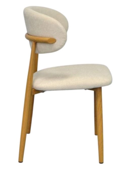 купить Стул Evelin di Costacurta QT-284Wo, UF885-02 (Light beige) в Кишинёве 