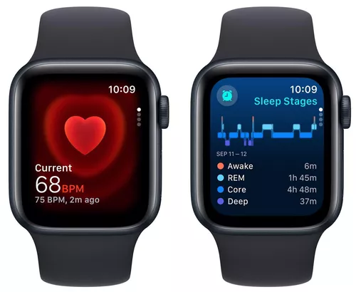 cumpără Ceas inteligent Apple Watch Series SE2 GPS 40mm Midnight - S/M MR9X3 în Chișinău 