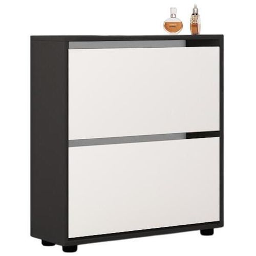 cumpără Raft pentru încălțăminte Mobildor-Lux Leo 50x27x86H cm Anthracite/White în Chișinău 