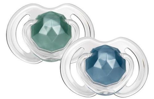 купить Пустышка Nuby NV0202006MFS Пустышка Tritan Little Gems 2 шт 6-36мес в Кишинёве 