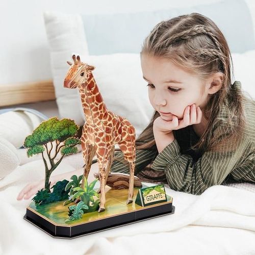 cumpără Set de construcție Cubik Fun P857h 3D puzzle Girafa, 43 elemente în Chișinău 