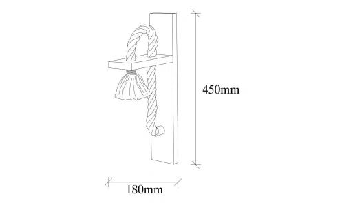 купить Бра Trendy Erebos-117-A, 18x45x9cm в Кишинёве 