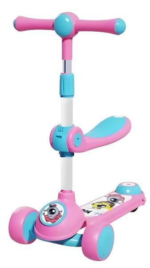 cumpără Trotinetă miscellaneous BW638Z Scooter cu 3 roți, lumini și muzică (4 culori) în Chișinău 