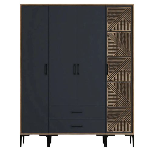 купить Шкаф Trendy Kumsal STP-Nuc, Antracit в Кишинёве 