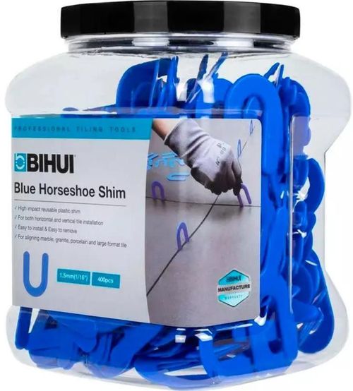 купить Ручной инструмент Bihui HSB400 подковы д/выравн. уров. плитки 1,5mm (400 buc) в Кишинёве 
