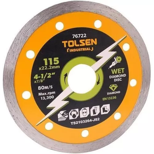 cumpără Disc de tăiere Tolsen Disc diamantat segmentat 125x22.2 mm 6 mm (76723) în Chișinău 