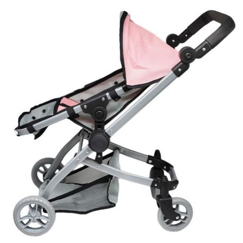 купить Кукла New World FL9190 Carucior pentru papusi, culoare fucsia cu maner negru, cod 832001 в Кишинёве 