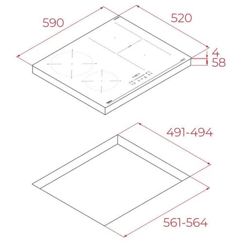 cumpără Plită încorporabilă electrică Teka IBF 64210 SSM BK în Chișinău 