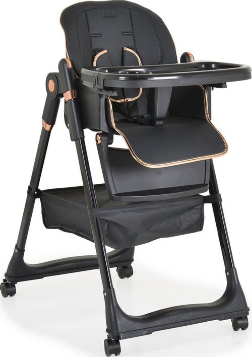 купить Стульчик для кормления Moni Lindo Black в Кишинёве 