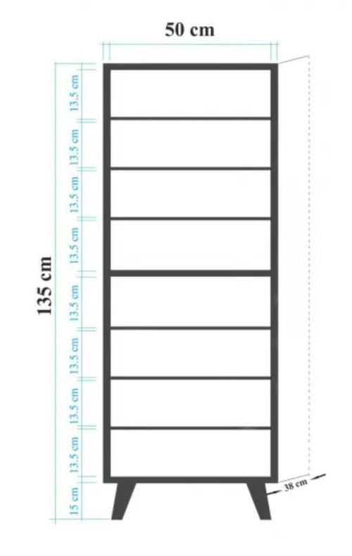 cumpără Raft pentru încălțăminte Trendy Filinta, 729 50x135x38cm în Chișinău 