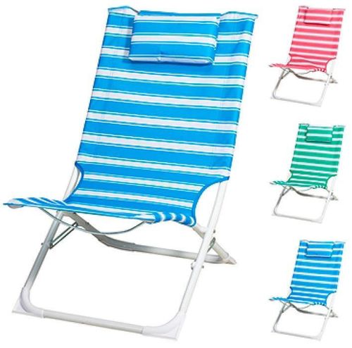 cumpără Mobilier pentru grădină Promstore 57407 Scaun-sezlong pliabil 72x42x77cm, cu perna (în asort.) în Chișinău 