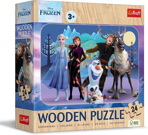 cumpără Puzzle Trefl 20264 Wooden puzzle. Frozen, 24el în Chișinău 