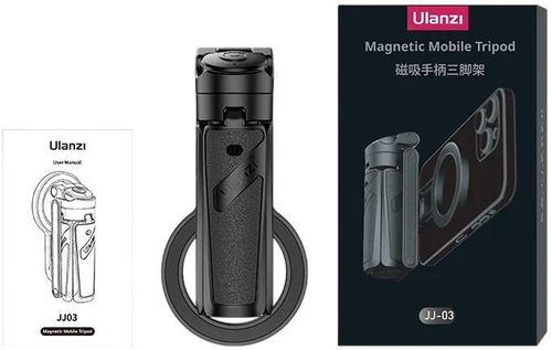 купить Штатив Ulanzi JJ03 3-in-1 Magnetic Phone Tripod with Remote Control(Black) в Кишинёве 