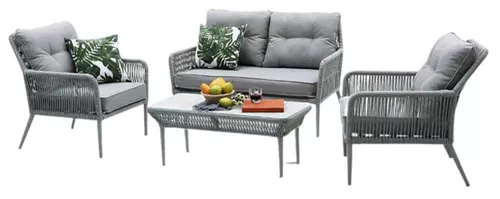 купить Садовая мебель Hydro S Садовая мебель Hola Design, 4 персоны, серый цвет в Кишинёве 