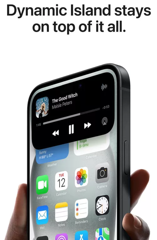 cumpără Smartphone Apple iPhone 15 Plus 128GB Black MU0Y3 în Chișinău 