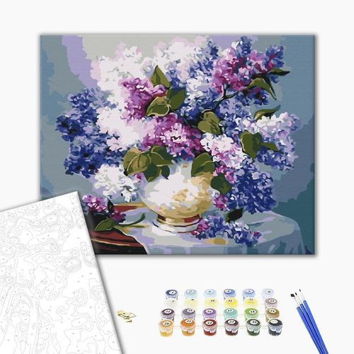 купить Картина по номерам BrushMe BS52672 (în cutie) Culori de liliac в Кишинёве 