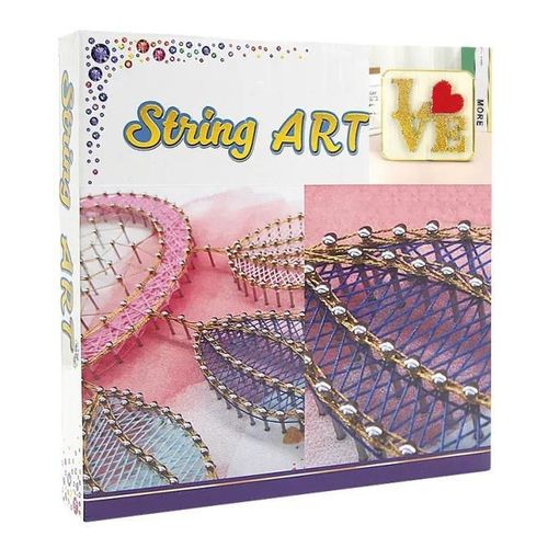 купить Набор для творчества miscellaneous DHBB28032 Set String Art 20x20 LOVE в Кишинёве 
