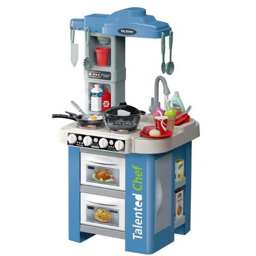 купить Игрушечная кухня и посуда Essa 922-126 Set de joacă Bucătar talentat, 69elem, albastru в Кишинёве 