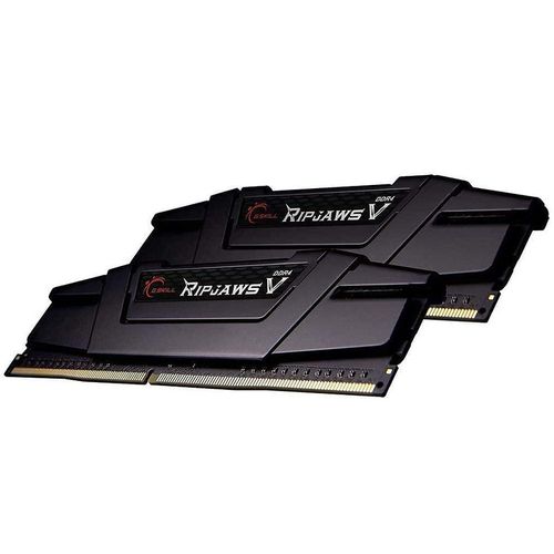 купить Оперативная Память 64GB DDR4 Dual-Channel Kit G.SKILL Ripjaws V F4-3600C18D-64GVK 64GB (2x32GB) DDR4 PC4-28800 3600MHz CL18, Retail (memorie/память) в Кишинёве 