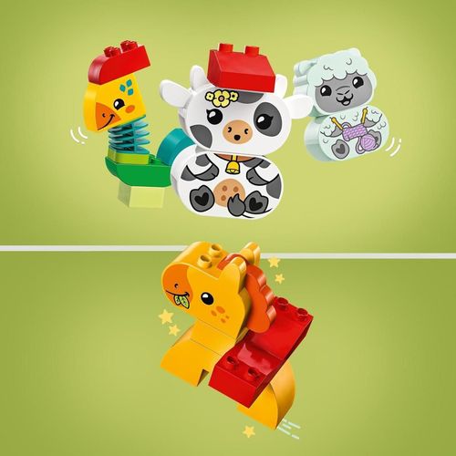 купить Конструктор Lego 10412 DUPLO Trenul cu animale в Кишинёве 