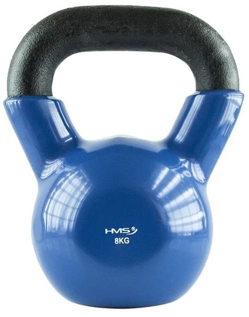 cumpără Ganteră HMS 2775 Gantera Vin-Bell otel/vinil 8kg KNV (blue) în Chișinău 