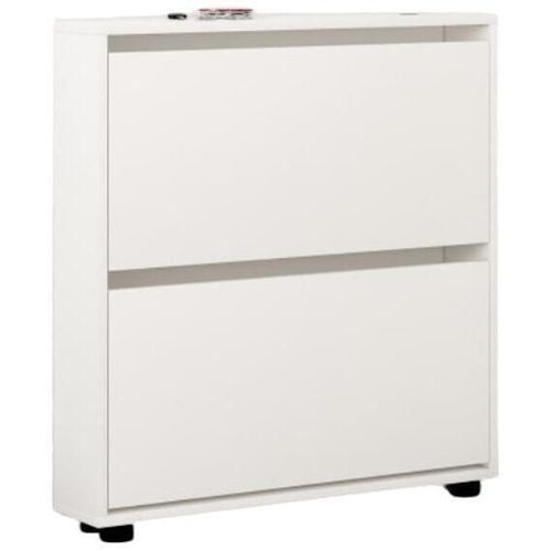 cumpără Raft pentru încălțăminte Mobildor-Lux Leo Slim 50x16x86H cm White în Chișinău 