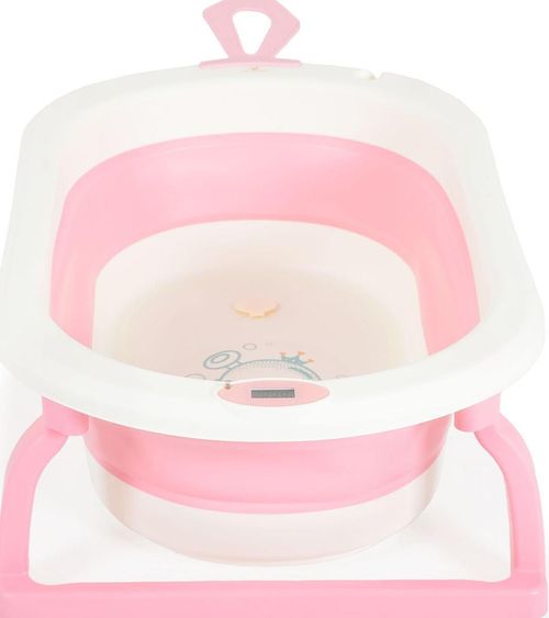 купить Ванночка Moni Terra Pink, pliabila cu termometru digital в Кишинёве 