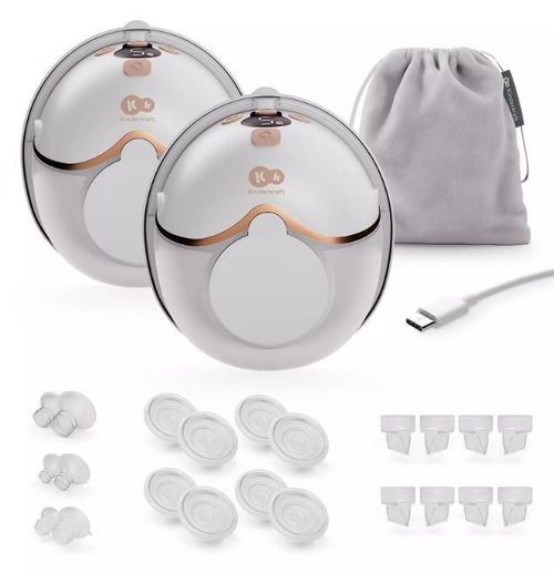 cumpără Pompă pentru sân KinderKraft KEMAFLDOGLD0000 Hands Free MamaFlow Double Gold în Chișinău 