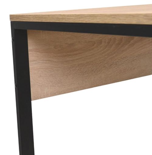 cumpără Masă de birou Deco B-100 Sonoma+cadru negru 100x55cm în Chișinău 