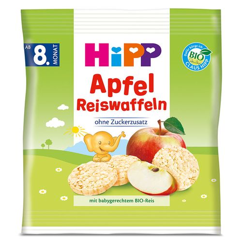 Prajituri de orez HIPP cu mere (8+ luni) 30 g 