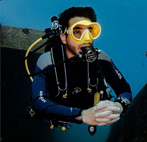 cumpără Accesoriu pentru înot AquaLung Set masca+tub+labe scufundare DUETTO Blue Black XS în Chișinău 
