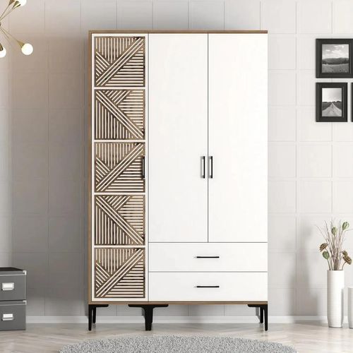 купить Шкаф Trendy Kumsal PT-Nuc, Alb в Кишинёве 