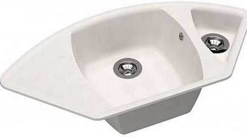 cumpără Chiuvetă bucătărie Dr.Gans Gabi 1015х510х217 Alb în Chișinău 