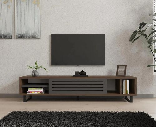 купить Тумба напольная для TV Trendy Eray, Nuc, Antracit в Кишинёве 