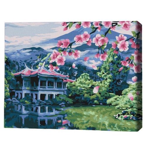 купить Картина по номерам BrushMe RBS51573FC 30x40сm (fără cutie) Respirația Japoniei в Кишинёве 