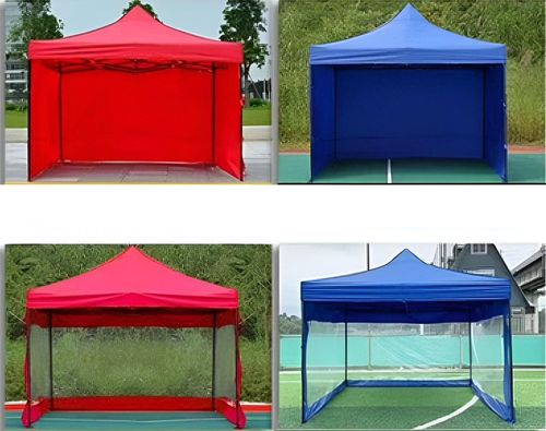 купить Навес Holland 18995 Cort pavilion 3x3x2.2m, 3 pereti, 3 nivele inaltime, albastru в Кишинёве 