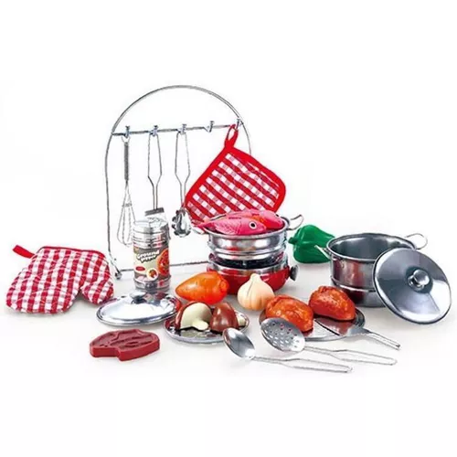 cumpără Bucătărie și veselă de jucărie Essa 555-BX010 set Bucătărie 25 elemente în Chișinău 