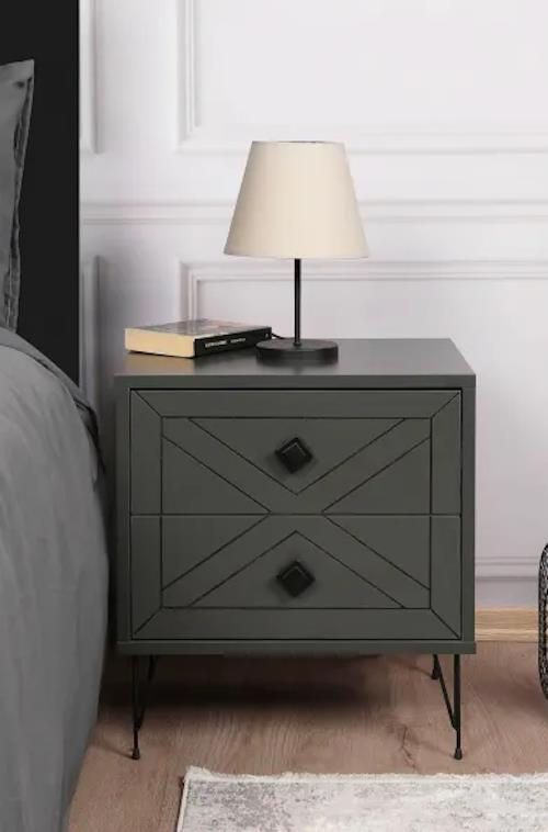 cumpără Noptieră Trendy Luna Antracit, 50x55x40cm (GTR001539) în Chișinău 