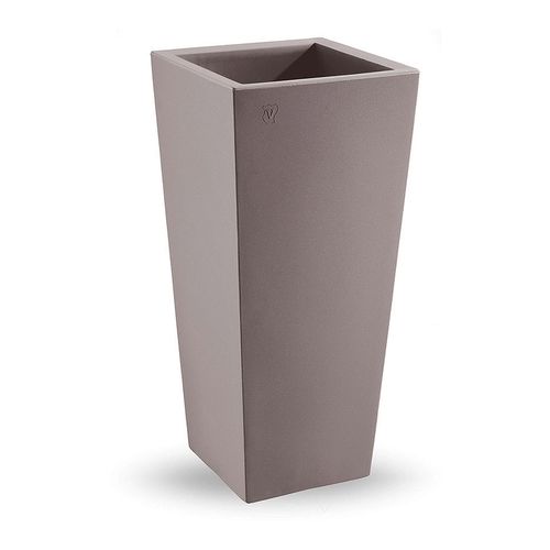 cumpără Ghiveci cache-pot de exterior LYXO GENESIS TAUPE square cache-pot H 85 cm max 11kg CH302-H00Q85-120 (Ghiveci cache-pot de exterior) în Chișinău 