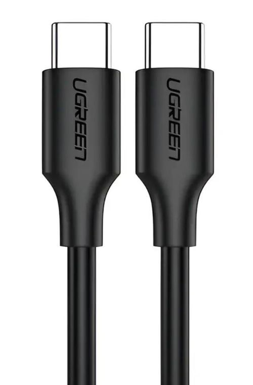 cumpără Cablu telefon mobil Ugreen 50998 Type-C to Type-C TPE 1.5m 480Mbps 3A 60W US286, Black în Chișinău 