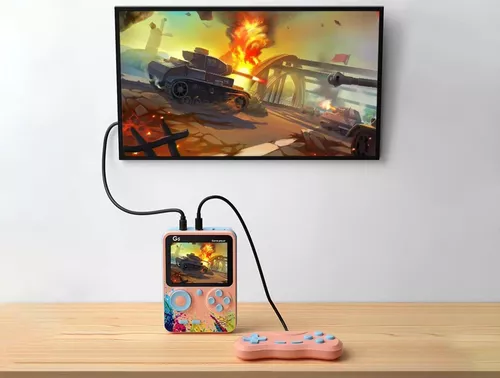 купить Игровая приставка G5 Games G5 Handheld Gaming Device Two-Player Pink в Кишинёве 