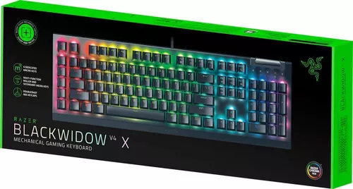 cumpără Tastatură gaming Razer RZ03-04700800-R3R1 Mechanical BlackWidow V4 X (Green Switch) RU Layout în Chișinău 