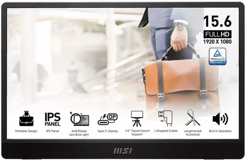 cumpără Monitor MSI PRO MP161 E2U Portable Monitor Black în Chișinău 