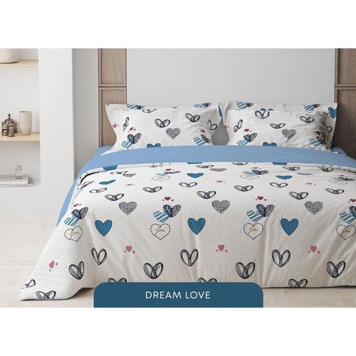 купить Домашний текстиль Relaxe Home Комплект постельного белья Soft Dreams 200x220 см Dream Love в Кишинёве 